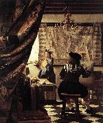 VERMEER VAN DELFT, Jan The Art of Painting er china oil painting artist